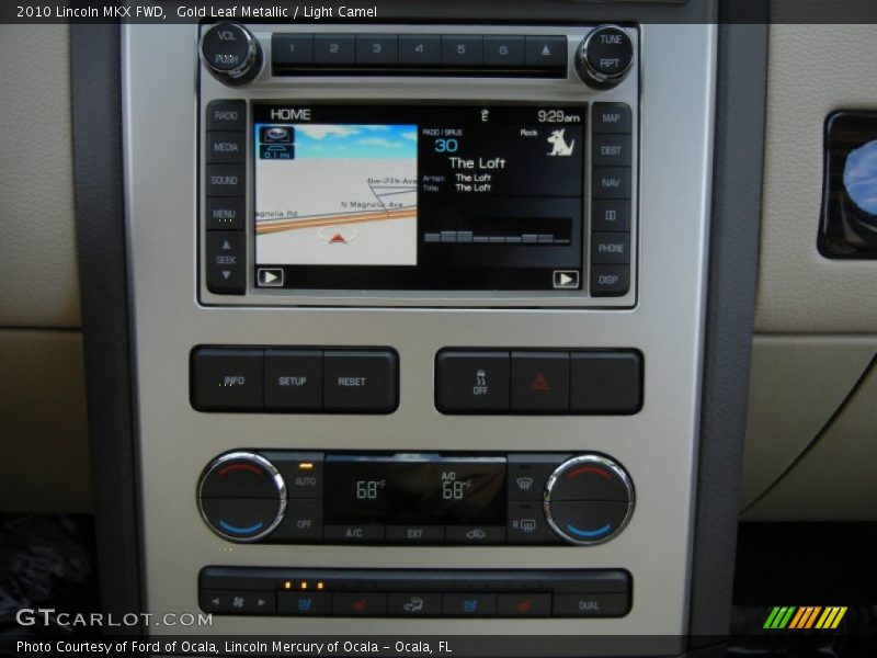 Gold Leaf Metallic / Light Camel 2010 Lincoln MKX FWD