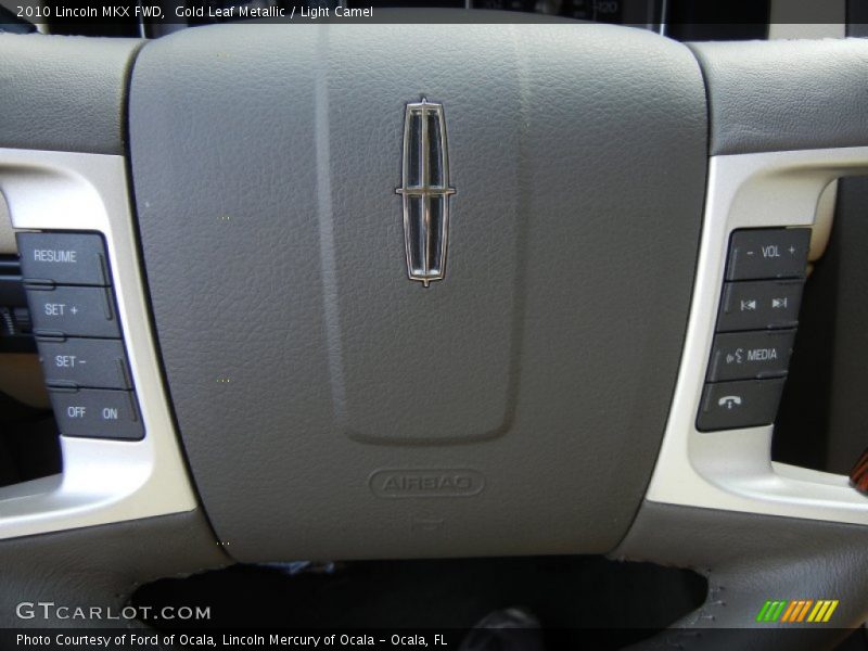 Gold Leaf Metallic / Light Camel 2010 Lincoln MKX FWD