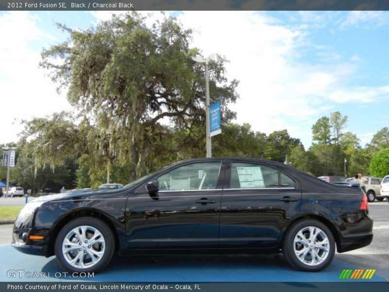 Black / Charcoal Black 2012 Ford Fusion SE