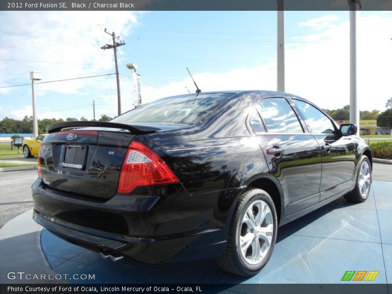 Black / Charcoal Black 2012 Ford Fusion SE