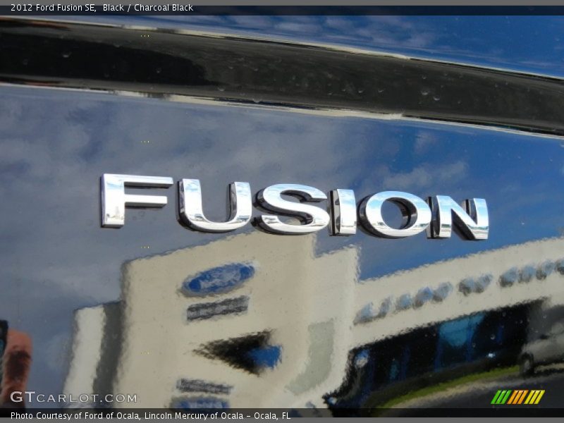 Black / Charcoal Black 2012 Ford Fusion SE