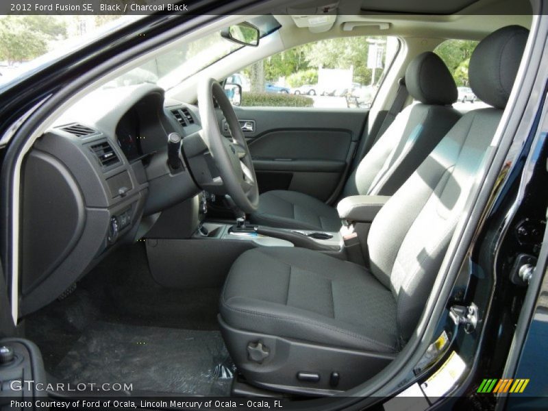 Black / Charcoal Black 2012 Ford Fusion SE