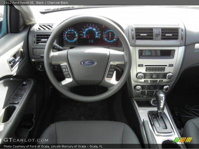 Black / Charcoal Black 2012 Ford Fusion SE