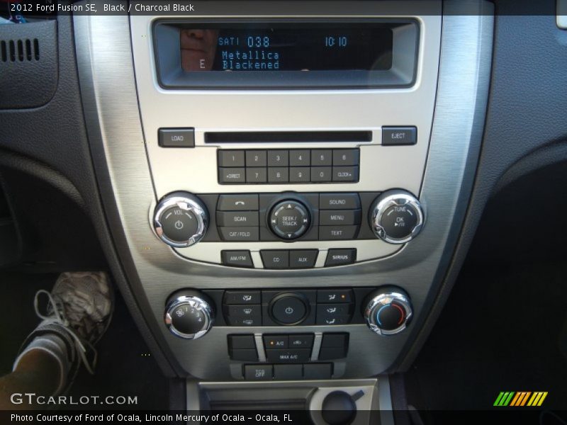 Black / Charcoal Black 2012 Ford Fusion SE