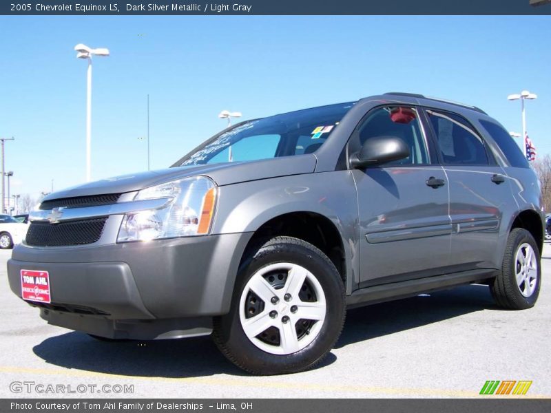 Dark Silver Metallic / Light Gray 2005 Chevrolet Equinox LS