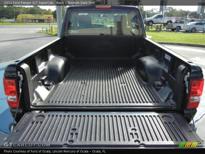Black / Medium Dark Flint 2011 Ford Ranger XLT SuperCab
