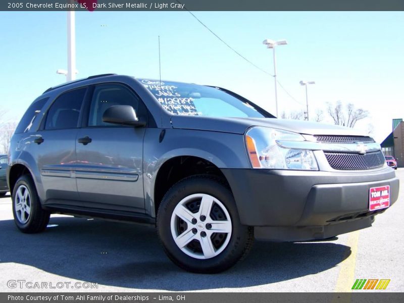 Dark Silver Metallic / Light Gray 2005 Chevrolet Equinox LS