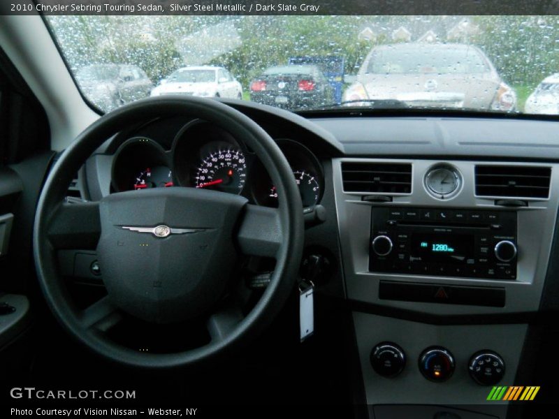 Silver Steel Metallic / Dark Slate Gray 2010 Chrysler Sebring Touring Sedan