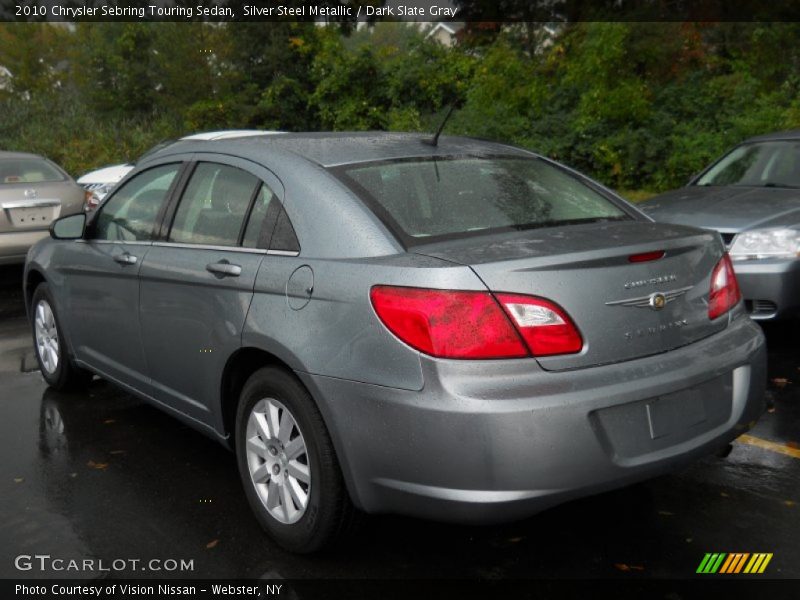 Silver Steel Metallic / Dark Slate Gray 2010 Chrysler Sebring Touring Sedan