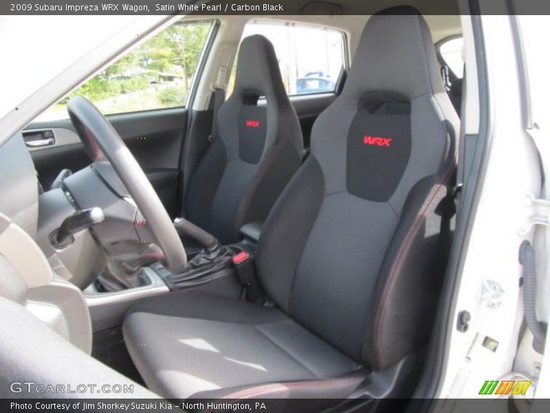  2009 Impreza WRX Wagon Carbon Black Interior