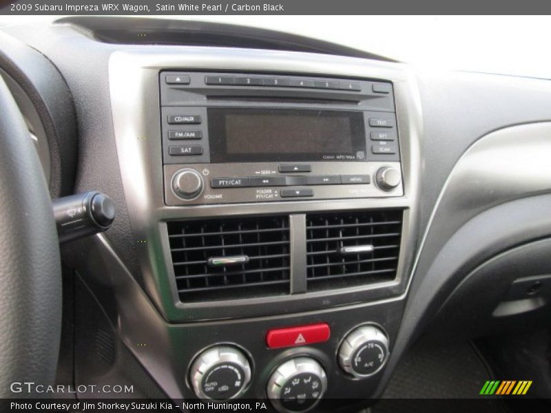 Satin White Pearl / Carbon Black 2009 Subaru Impreza WRX Wagon