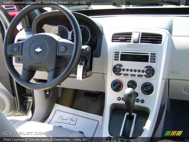 Dark Silver Metallic / Light Gray 2005 Chevrolet Equinox LS