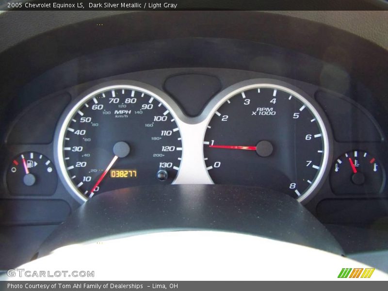 Dark Silver Metallic / Light Gray 2005 Chevrolet Equinox LS