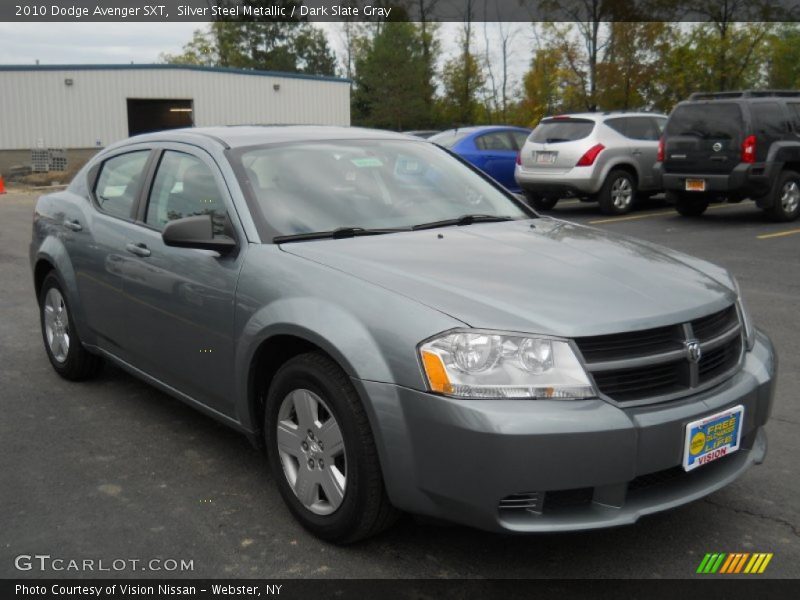 Silver Steel Metallic / Dark Slate Gray 2010 Dodge Avenger SXT