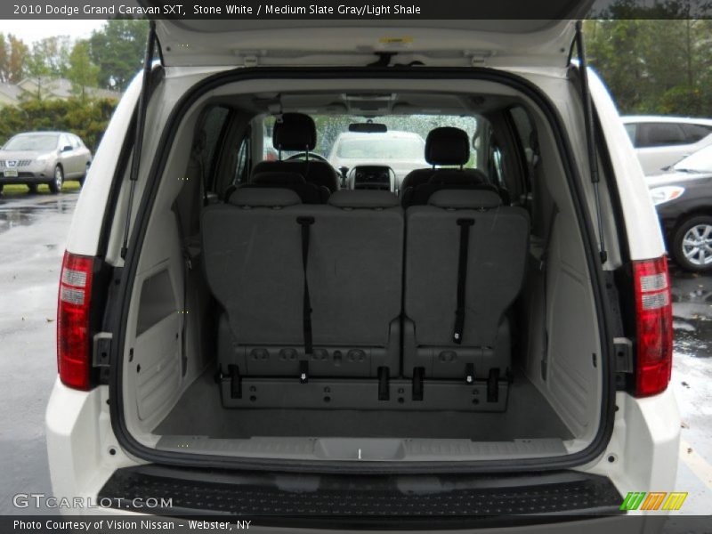 Stone White / Medium Slate Gray/Light Shale 2010 Dodge Grand Caravan SXT