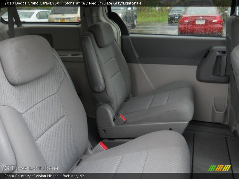 Stone White / Medium Slate Gray/Light Shale 2010 Dodge Grand Caravan SXT