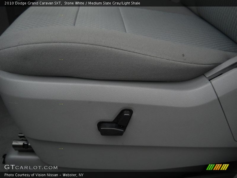 Stone White / Medium Slate Gray/Light Shale 2010 Dodge Grand Caravan SXT