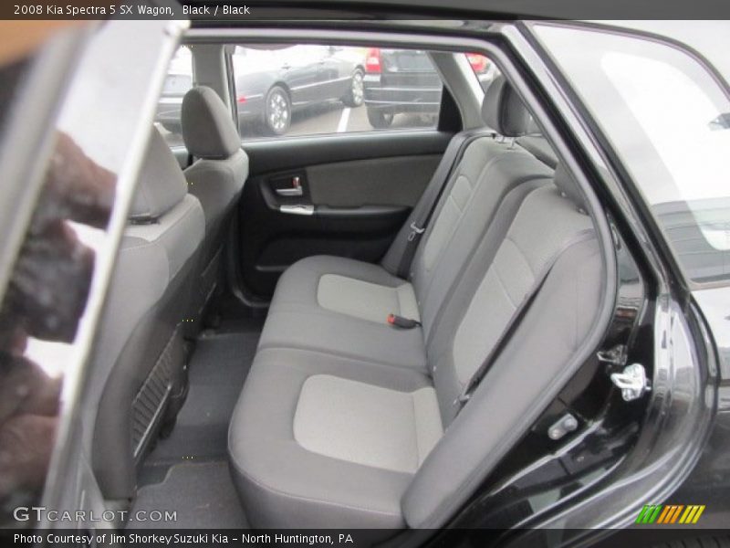 Black / Black 2008 Kia Spectra 5 SX Wagon