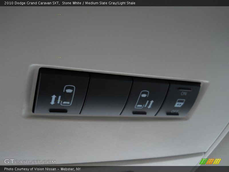 Stone White / Medium Slate Gray/Light Shale 2010 Dodge Grand Caravan SXT