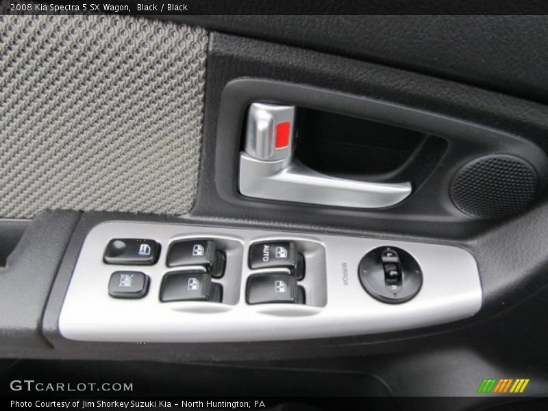 Black / Black 2008 Kia Spectra 5 SX Wagon