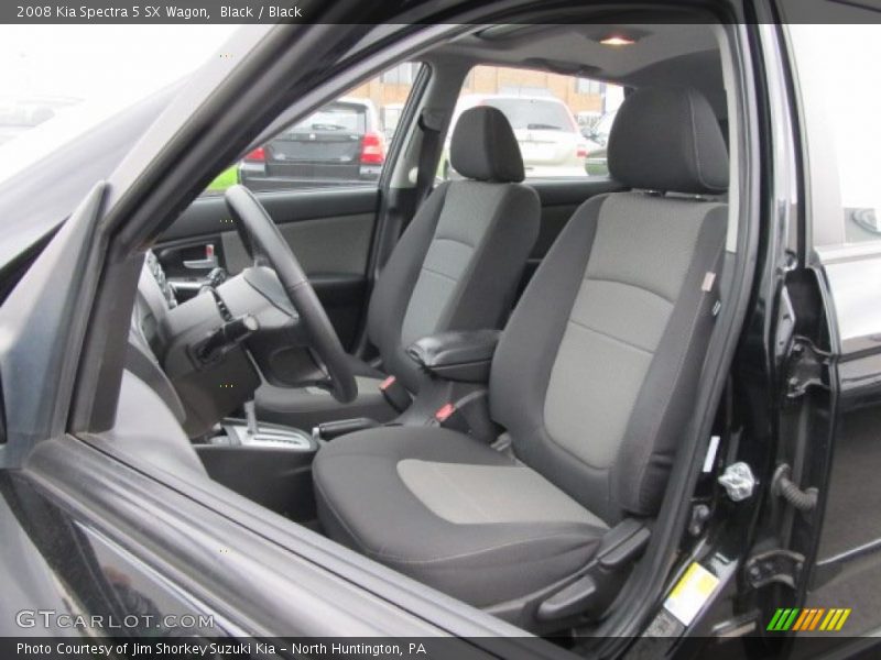 Black / Black 2008 Kia Spectra 5 SX Wagon