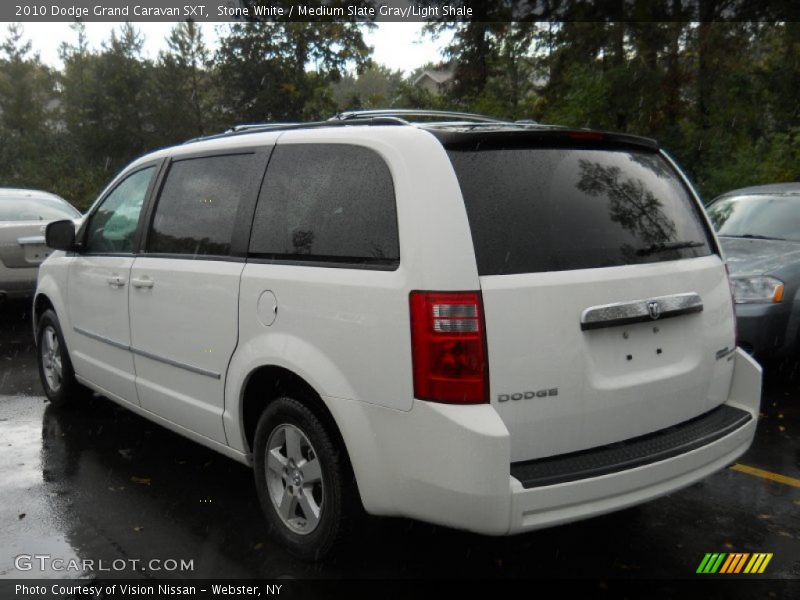 Stone White / Medium Slate Gray/Light Shale 2010 Dodge Grand Caravan SXT