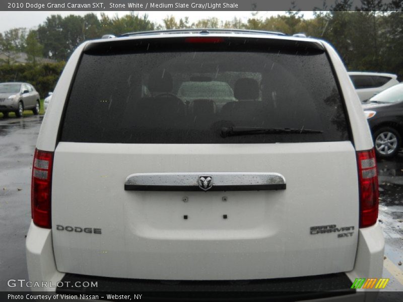 Stone White / Medium Slate Gray/Light Shale 2010 Dodge Grand Caravan SXT