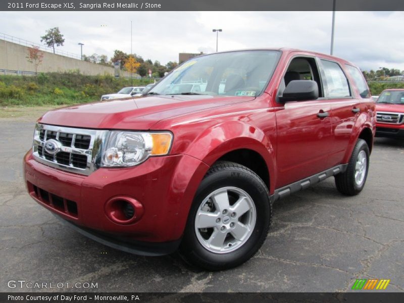 Sangria Red Metallic / Stone 2011 Ford Escape XLS