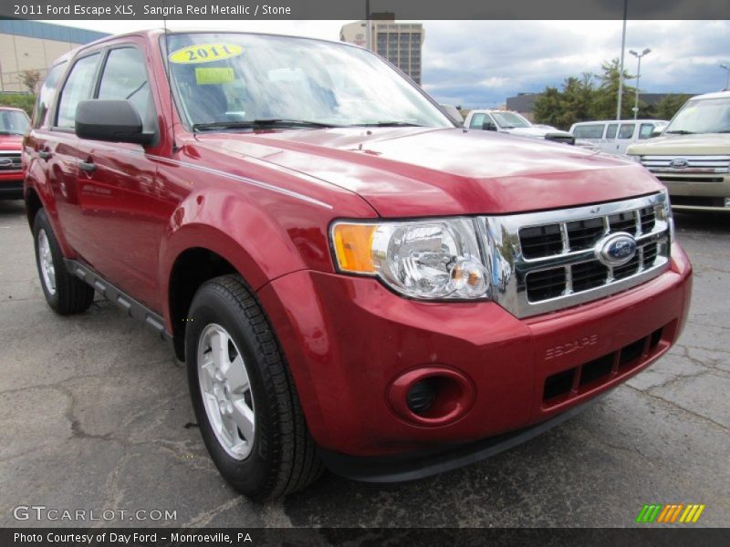 Sangria Red Metallic / Stone 2011 Ford Escape XLS