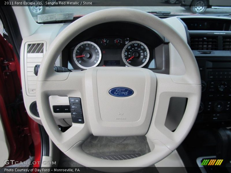 Sangria Red Metallic / Stone 2011 Ford Escape XLS