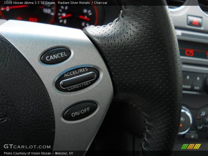 Radiant Silver Metallic / Charcoal 2009 Nissan Altima 3.5 SE Coupe