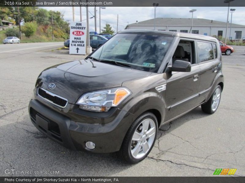 Java Brown / Sand/Black Houndstooth Cloth 2010 Kia Soul !