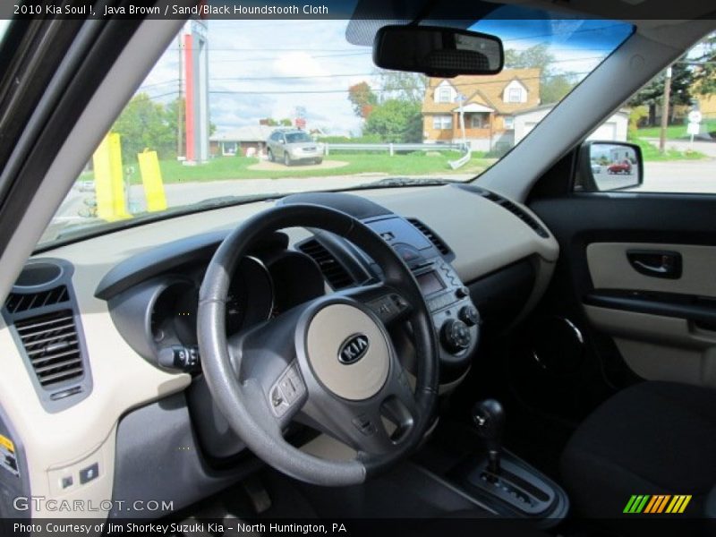 Java Brown / Sand/Black Houndstooth Cloth 2010 Kia Soul !