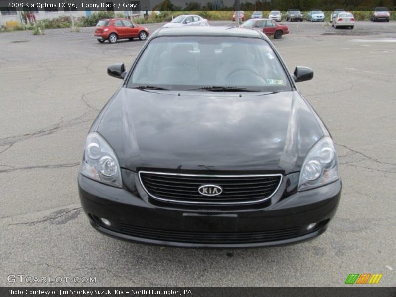 Ebony Black / Gray 2008 Kia Optima LX V6