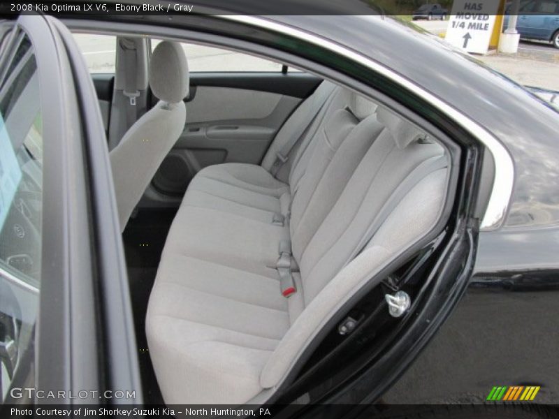 Ebony Black / Gray 2008 Kia Optima LX V6