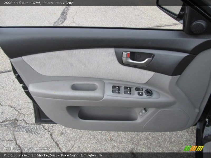 Ebony Black / Gray 2008 Kia Optima LX V6