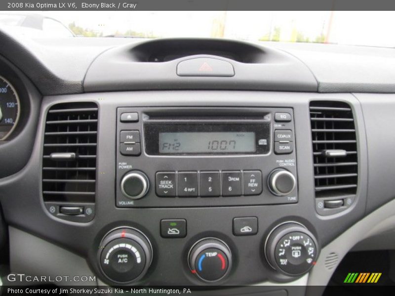 Ebony Black / Gray 2008 Kia Optima LX V6