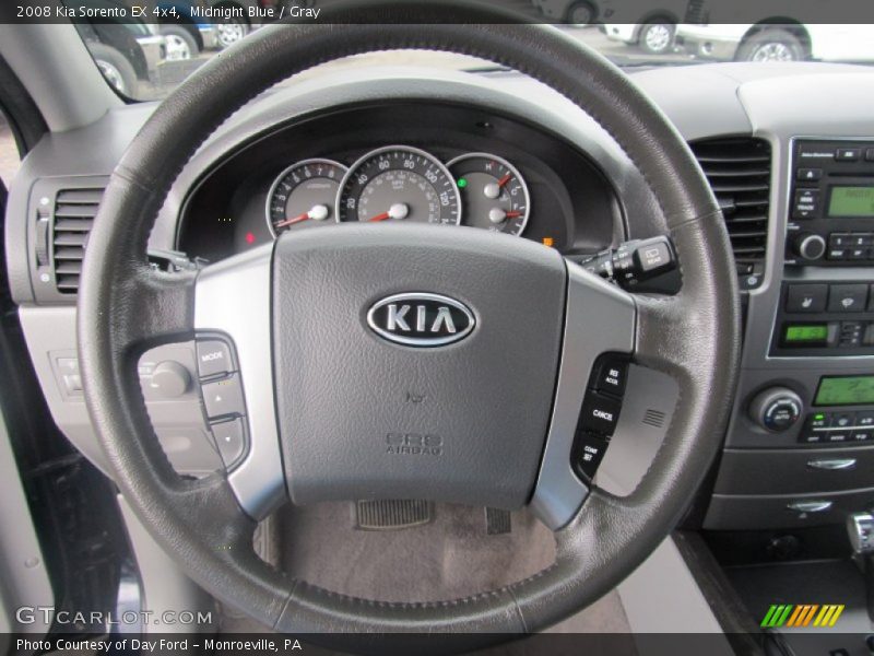 Midnight Blue / Gray 2008 Kia Sorento EX 4x4