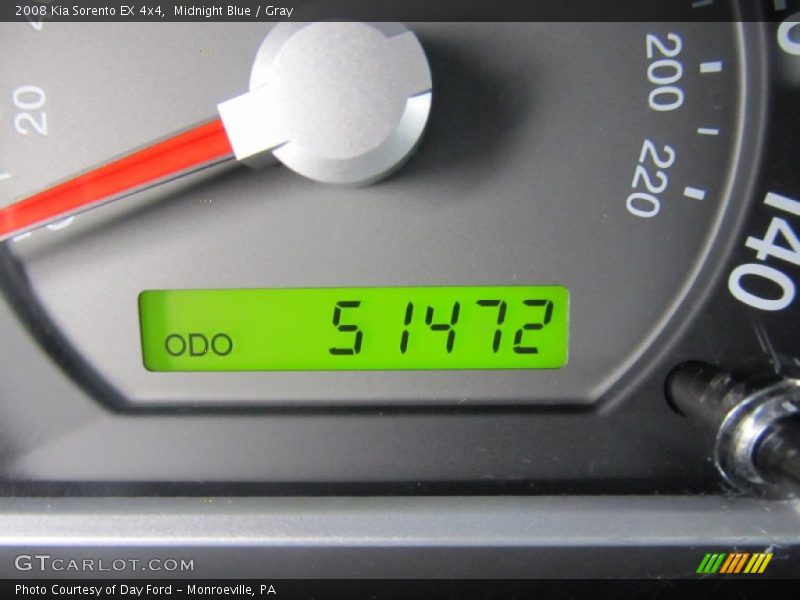 Midnight Blue / Gray 2008 Kia Sorento EX 4x4