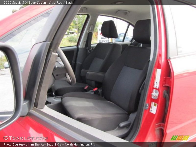  2009 SX4 Sport Sedan Black Interior