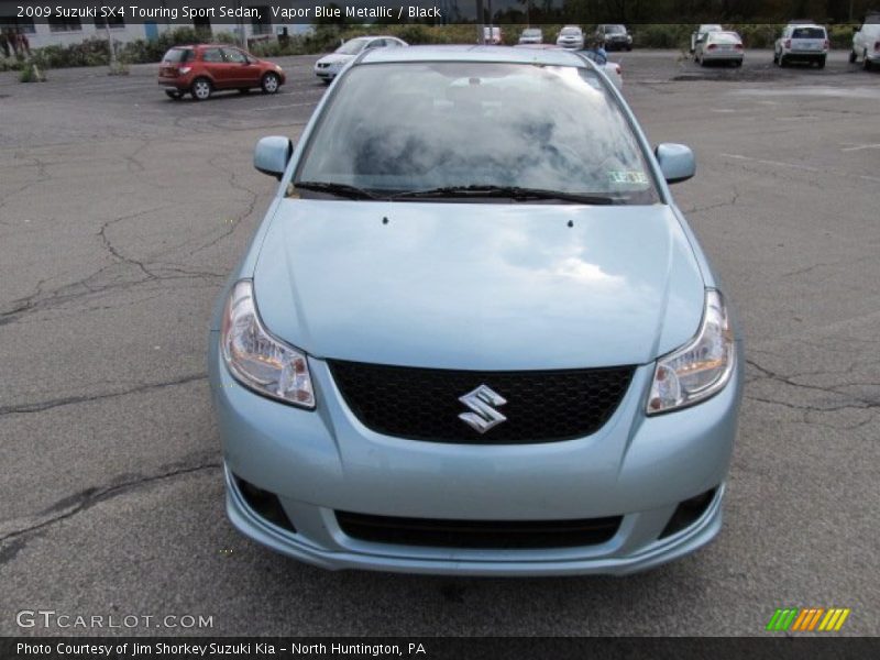 Vapor Blue Metallic / Black 2009 Suzuki SX4 Touring Sport Sedan