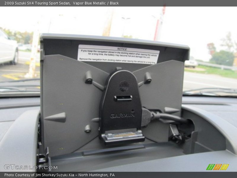 Vapor Blue Metallic / Black 2009 Suzuki SX4 Touring Sport Sedan