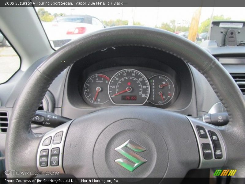 Vapor Blue Metallic / Black 2009 Suzuki SX4 Touring Sport Sedan