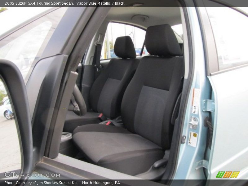 Vapor Blue Metallic / Black 2009 Suzuki SX4 Touring Sport Sedan