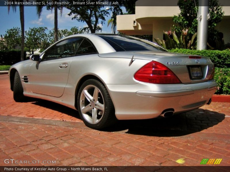 Brilliant Silver Metallic / Ash 2004 Mercedes-Benz SL 500 Roadster