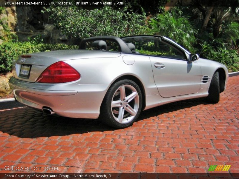 Brilliant Silver Metallic / Ash 2004 Mercedes-Benz SL 500 Roadster