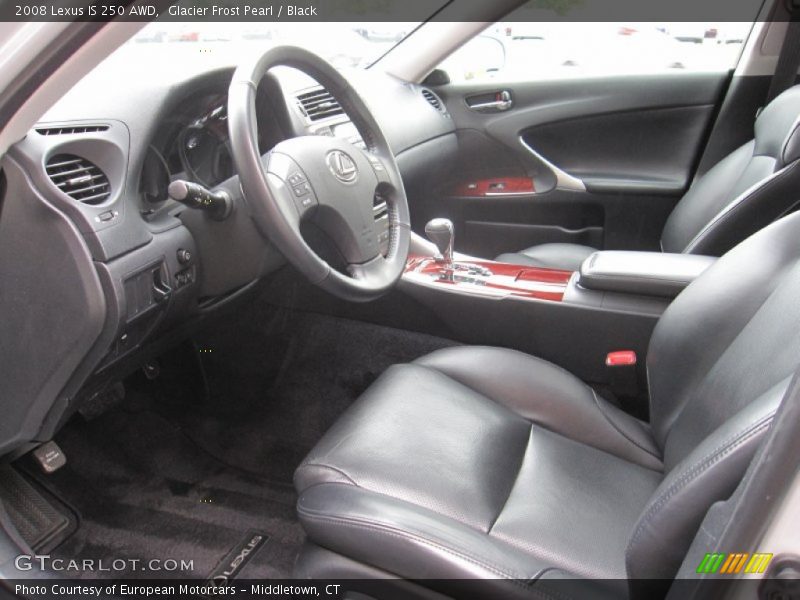  2008 IS 250 AWD Black Interior