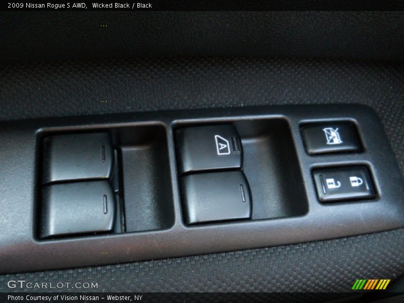 Wicked Black / Black 2009 Nissan Rogue S AWD