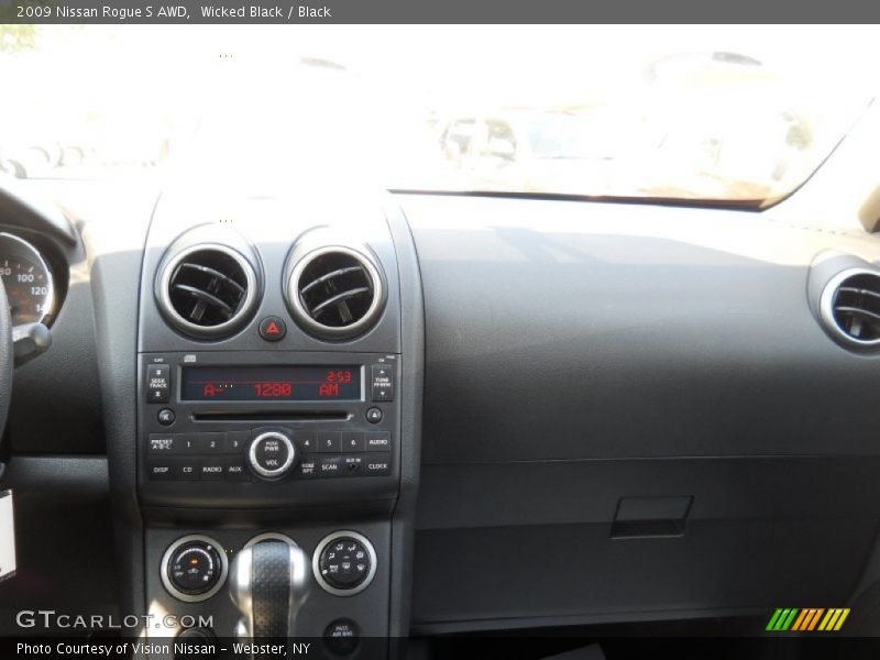 Wicked Black / Black 2009 Nissan Rogue S AWD