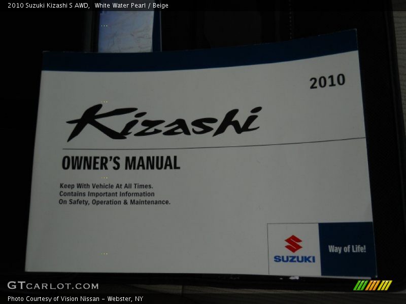 Books/Manuals of 2010 Kizashi S AWD
